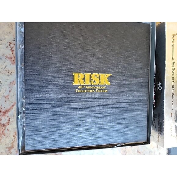 Risk 40th Anniversary Edition | eBay Vintage 1999 Hasbro Risk 40th Anniversary Collector\'s Edition Board Game New
